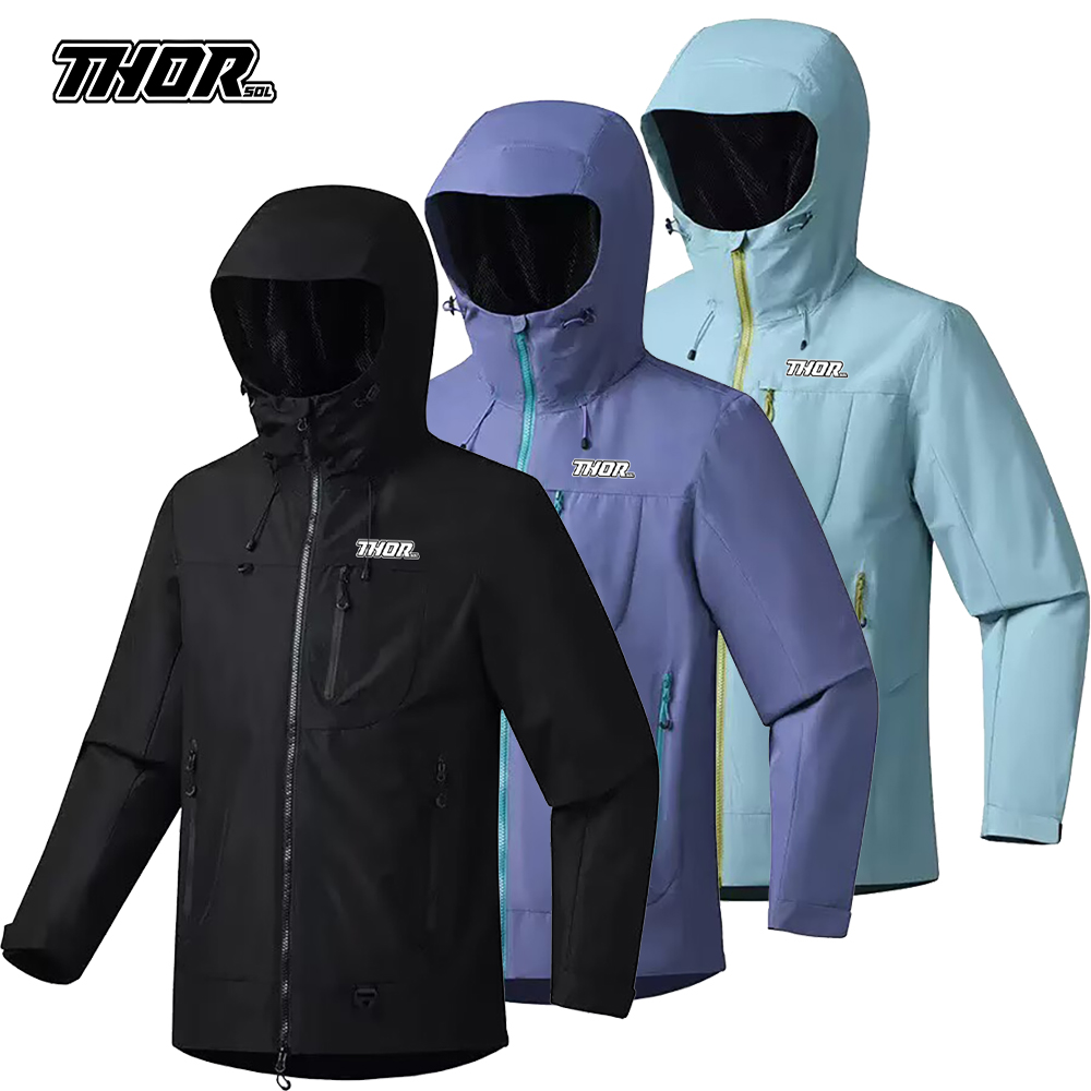Mountain Biking Rain Jacket - THORSOL Heren Fietsen Regenjas Mtb Fiets