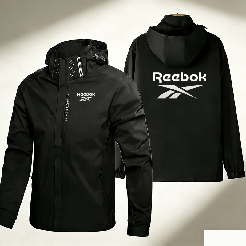 Mountain Biking Rain Jacket - Reebok Logo waterdichte fietsjas voor heren