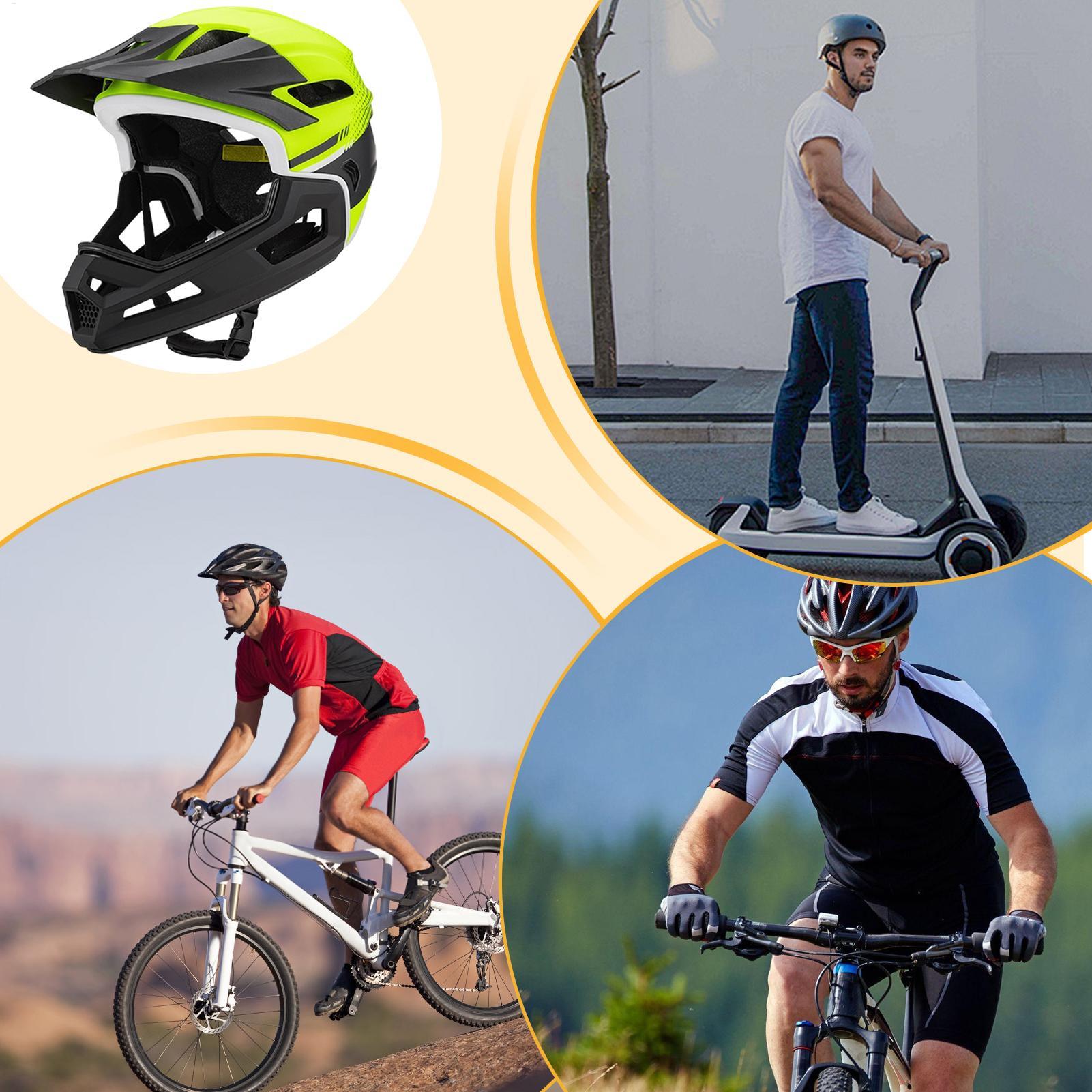 Mountain Biking Full Face Helmet - Fietshelm Volledig gezicht fietsen Hoofdbescherming Fietsen