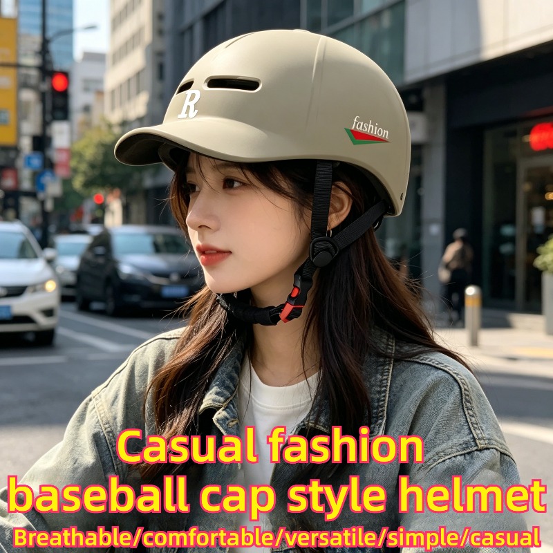 Mountain Biking Helmet - Baseball-hoed-stijl zonnekap helm voor volwassenen, mountainbike-
