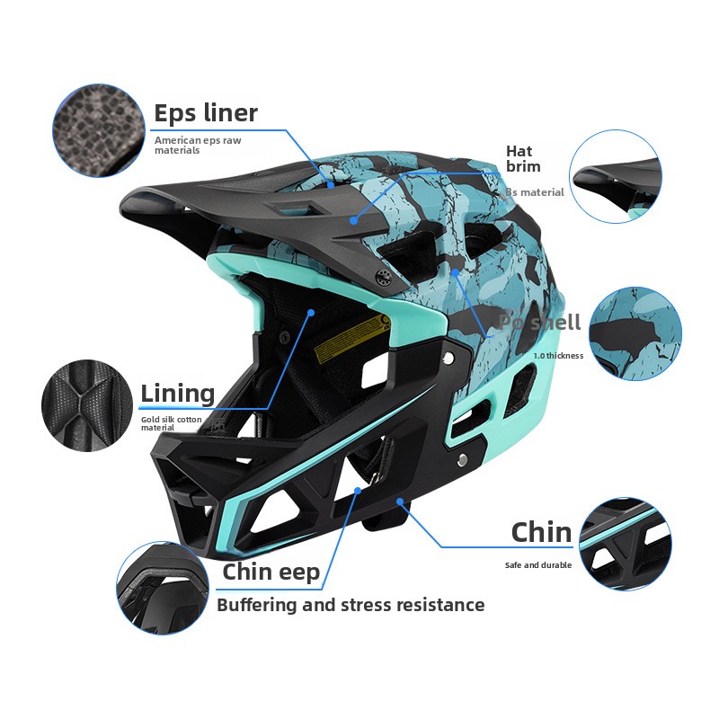 Hotselling mountainbike off-ro - Mountain Biking Full Face Helmet recensie en prijs