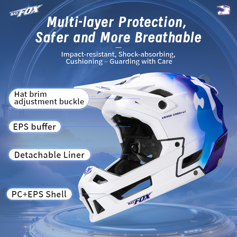 BATFOX Mountainbike Volledig G - Mountain Biking Full Face Helmet recensie en prijs