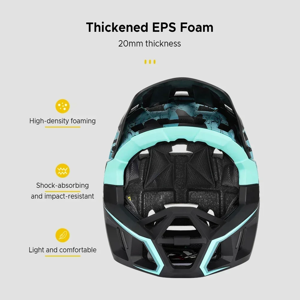 Mountainbike veiligheidsfietsu - Mountain Biking Full Face Helmet recensie en prijs