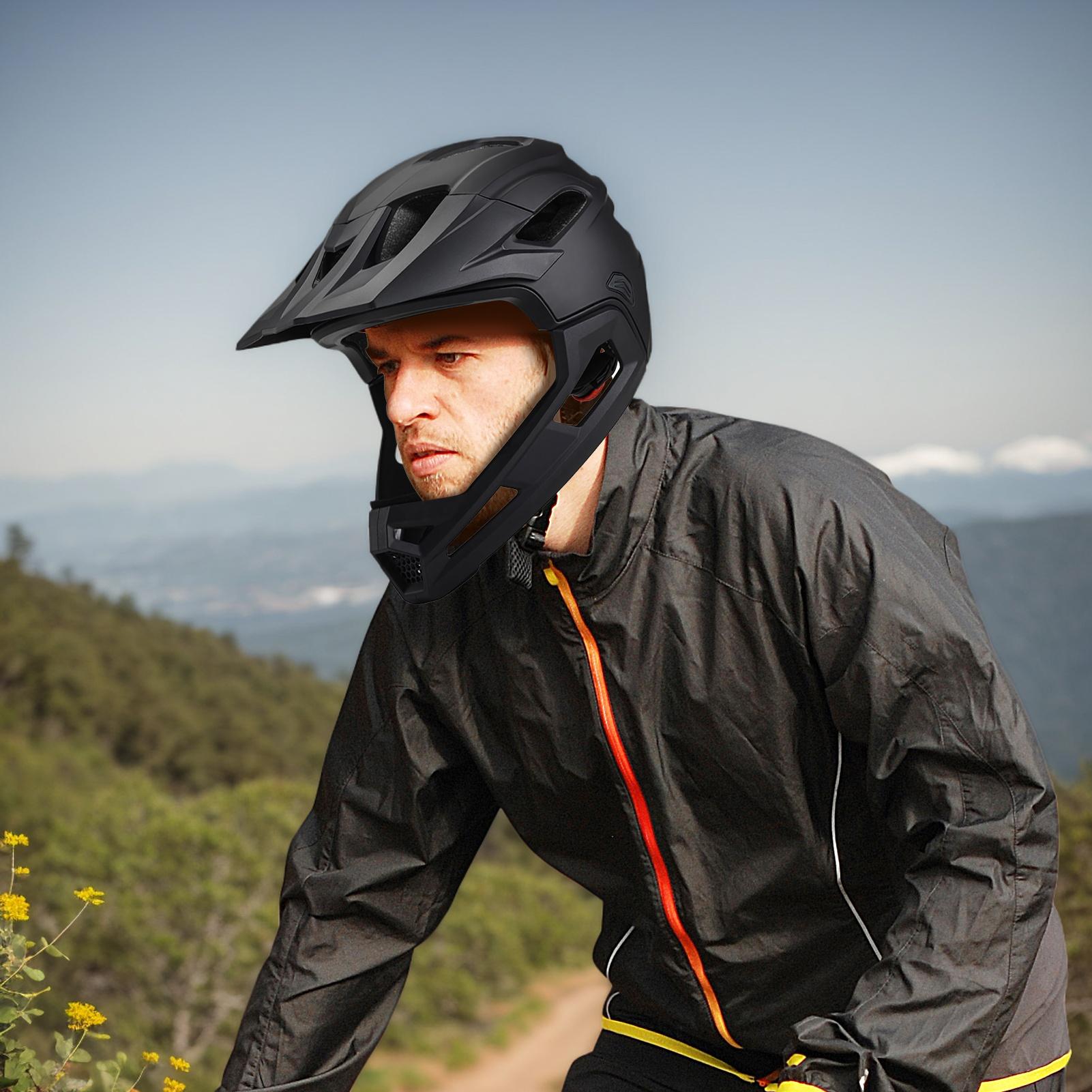 1pc volwassen mountainbikehelm - Mountain Biking Full Face Helmet recensie en prijs