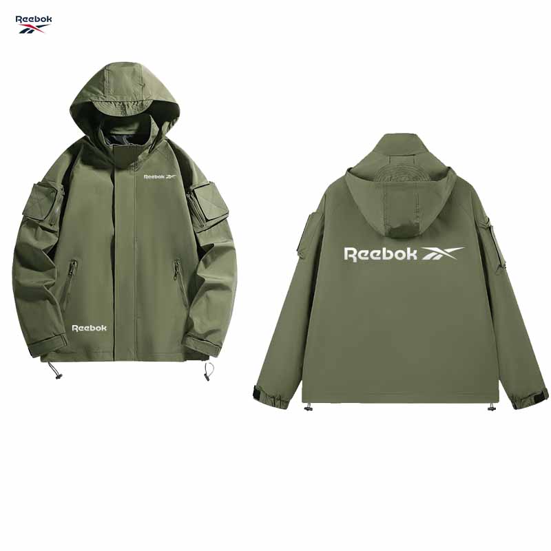 Reebok jack met capuchon en ri - Mountain Biking Rain Jacket recensie en prijs