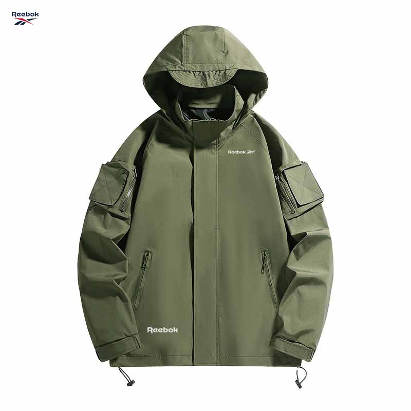Reebok jack met capuchon en ri - Mountain Biking Rain Jacket recensie en prijs