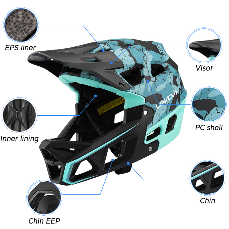 Full Face Mountainbike Helm Vo - Mountain Biking Full Face Helmet recensie en prijs