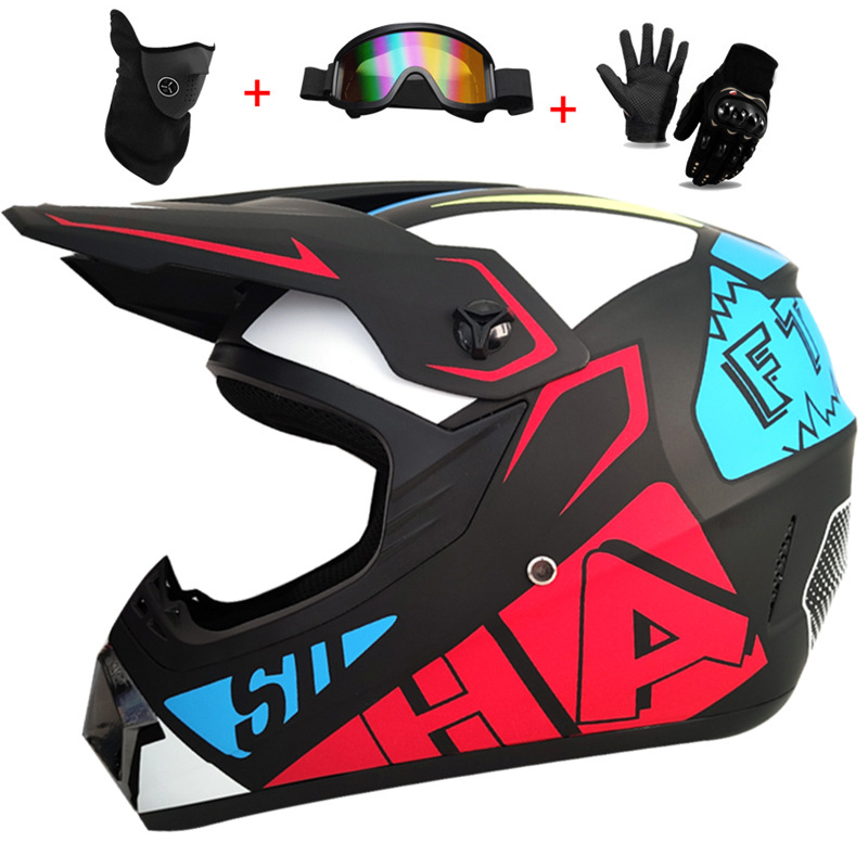 3-delige kinder off-road helm, - Mountain Biking Full Face Helmet recensie en prijs