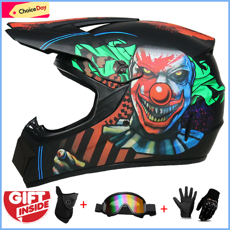 3-delige kinder off-road helm, - Mountain Biking Full Face Helmet recensie en prijs