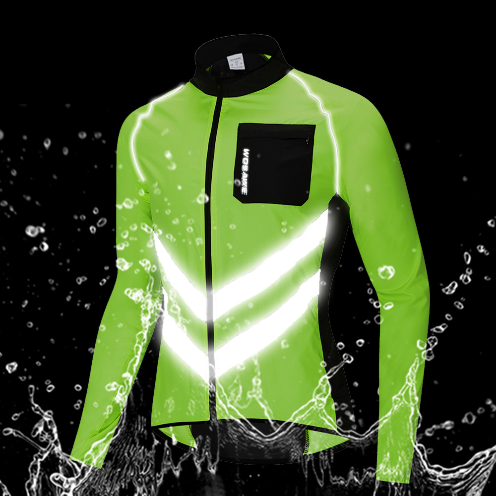 WOSAWE Fietsregenjas Hoge zich - Mountain Biking Rain Jacket recensie en prijs