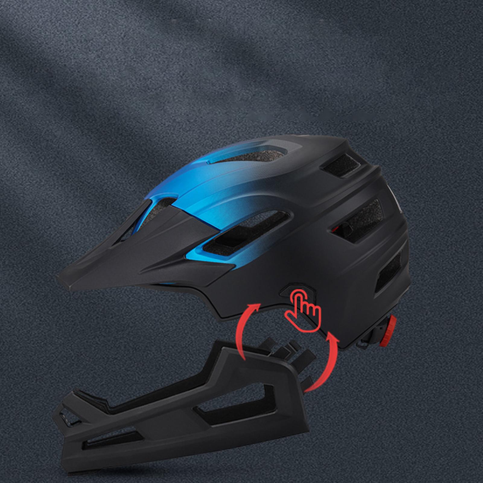 Afneembare fietshelm met volle - Mountain Biking Full Face Helmet recensie en prijs